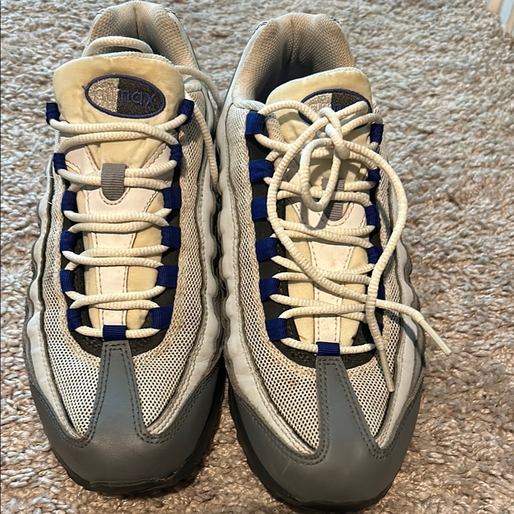 Nike Air Max Men's Sneakers - Gray and Blue